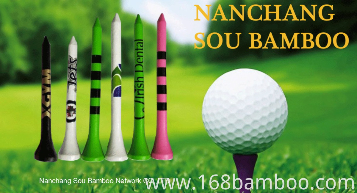 Bamboo golf tee